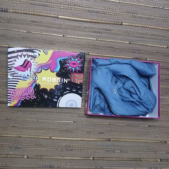 Cape Robbin Baggy Denim High Heel Pantaboots New! - Picture 3 of 6